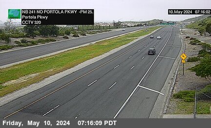 Timelapse image near SR-241 : 40 Meters North of Portola Parkway, Foothill Ranch 0 minutes ago