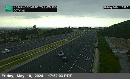 Timelapse image near SR-241 : North of Tomato Toll, Foothill Ranch 0 minutes ago