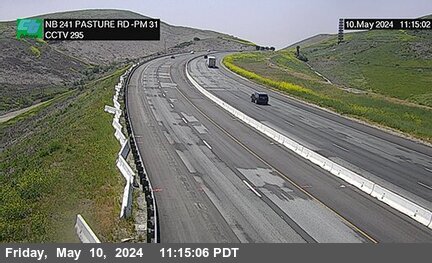 Timelapse image near SR-241 : Pasture Rd 430 Meters North of North Culver Drive, Irvine 0 minutes ago