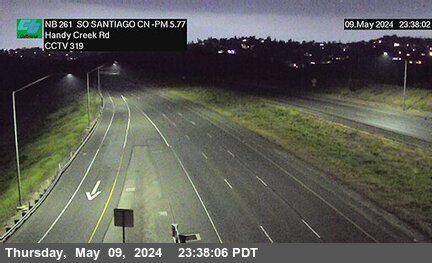 Timelapse image near SR-261 : SO Santiago Cyn Rd, Irvine 0 minutes ago