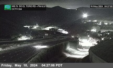 Timelapse image near SR-73 : El Toro Road Offramp, Aliso Viejo 0 minutes ago