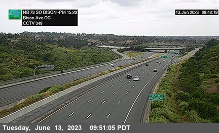 Traffic Cam SR-73 : South of Bison Avenue Overcross A
