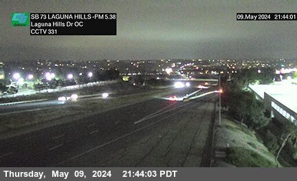 Timelapse image near SR-73 : South of Laguna Hills Drive Overcross, Aliso Viejo 0 minutes ago