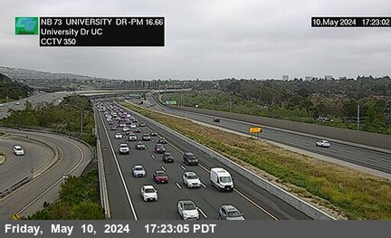 Timelapse image near SR-73 : South of University Drive Undercross, Irvine 0 minutes ago