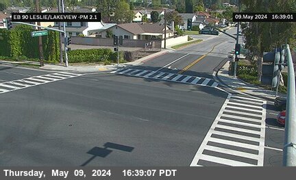 Timelapse image near SR-90 : Leslie St NW Corner, La Habra 0 minutes ago