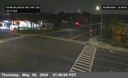 Timelapse image near SR-90 : Valencia Ave NW Corner, Brea 0 minutes ago