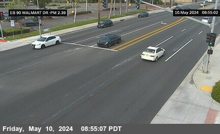 Timelapse image near SR-90 : Walmart Drwy NE Corner, La Habra 0 minutes ago