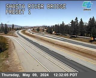 Timelapse image near Shasta River Bridge, Weed 0 minutes ago