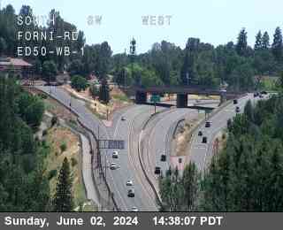 Traffic Camera Image from US-50 at Forni_ED50_WB_1