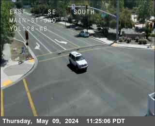 Traffic camera for Hwy 128 at Main St (Winters)