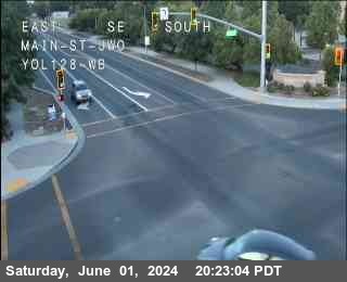 Traffic Camera Image from SR-128 at Hwy 128 at Main St (Winters)