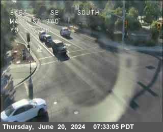Traffic Camera Image from SR-128 at Hwy 128 at Main St (Winters)