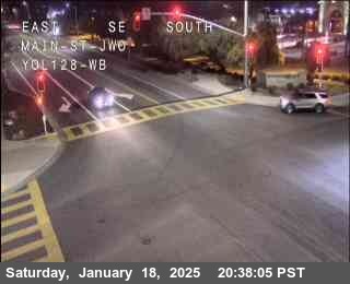 Traffic Camera Image from SR-128 at Hwy 128 at Main St (Winters)