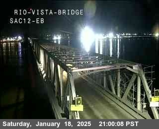 Traffic Camera Image from SR-12 at Hwy 12 at Rio Vista Bridge East