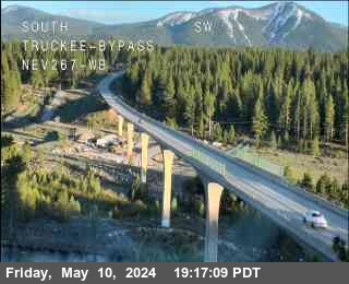 Timelapse image near Hwy 267 at Truckee Bypass, Truckee 0 minutes ago