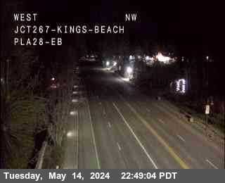Traffic Camera Image from SR-28 at Hwy 28 at Hwy 267 Kings Beach