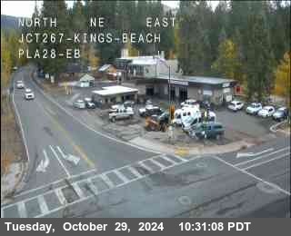 Traffic Camera Image from SR-28 at Hwy 28 at Hwy 267 Kings Beach