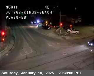 Traffic Camera Image from SR-28 at Hwy 28 at Hwy 267 Kings Beach