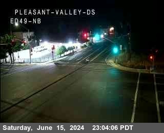 Traffic Camera Image from SR-49 at Hwy 49 at Pleasant Valley