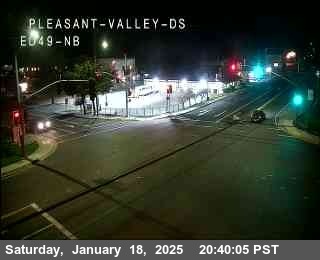 Traffic Camera Image from SR-49 at Hwy 49 at Pleasant Valley