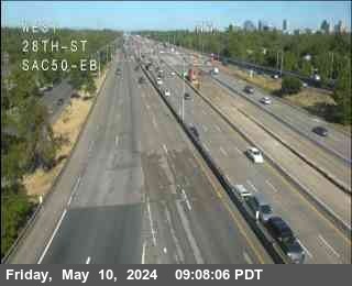Timelapse image near Hwy 50 at 28th St, Sacramento 0 minutes ago