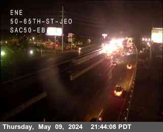 Timelapse image near Hwy 50 at 65th St, Sacramento 0 minutes ago