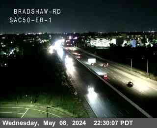 Traffic Camera Image from US-50 at Hwy 50 at Bradshaw Rd 1