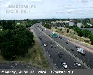 Traffic Camera Image from US-50 at Hwy 50 at Bradshaw Rd 1