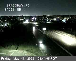 Timelapse image near Hwy 50 at Bradshaw Rd 1, Sacramento 0 minutes ago