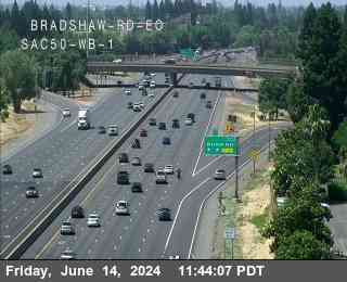 Traffic Camera Image from US-50 at Hwy 50 at Bradshaw Rd EO 1