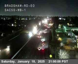 Traffic Camera Image from US-50 at Hwy 50 at Bradshaw Rd EO 1