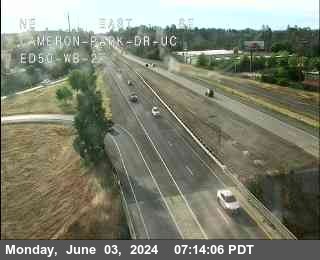 Traffic Camera Image from US-50 at Hwy 50 at Cameron_Park_ED50_WB_2