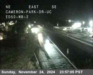 Traffic Camera Image from US-50 at Hwy 50 at Cameron_Park_ED50_WB_2