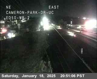 Traffic Camera Image from US-50 at Hwy 50 at Cameron_Park_ED50_WB_2