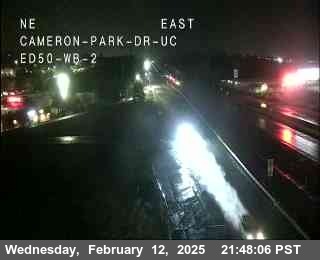 Traffic Camera Image from US-50 at Hwy 50 at Cameron_Park_ED50_WB_2