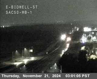 Traffic Camera Image from US-50 at Hwy 50 at E_Bidwell_St_SAC50_WB_1