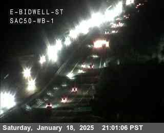 Traffic Camera Image from US-50 at Hwy 50 at E_Bidwell_St_SAC50_WB_1