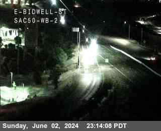 Traffic Camera Image from US-50 at Hwy 50 at E_Bidwell_St_SAC50_WB_2