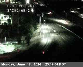 Traffic Camera Image from US-50 at Hwy 50 at E_Bidwell_St_SAC50_WB_2