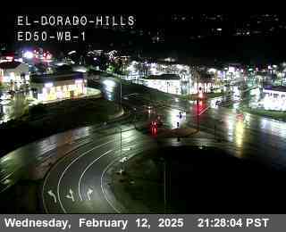 Traffic Camera Image from US-50 at Hwy 50 at El Dorado ED50 WB 1