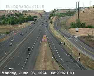Traffic Camera Image from US-50 at Hwy 50 at El Dorado ED50 WB 2