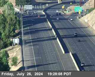 Traffic Camera Image from US-50 at Hwy 50 at El Dorado ED50 WB 2