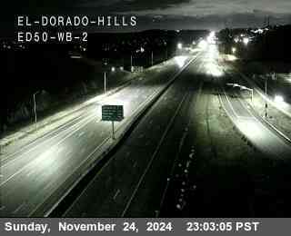 Traffic Camera Image from US-50 at Hwy 50 at El Dorado ED50 WB 2