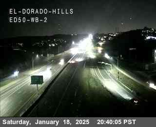 Traffic Camera Image from US-50 at Hwy 50 at El Dorado ED50 WB 2