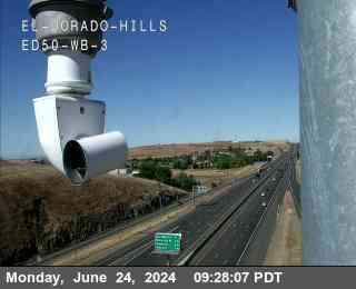 Traffic Camera Image from US-50 at Hwy 50 at El Dorado ED50 WB 3