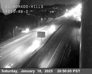 Traffic Camera Image from US-50 at Hwy 50 at El Dorado ED50 WB 3