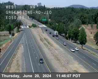 Traffic Camera Image from US-50 at Hwy 50 at Greenstone 1