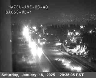 Traffic Camera Image from US-50 at Hwy 50 at Hazel Ave OC WO WB 1