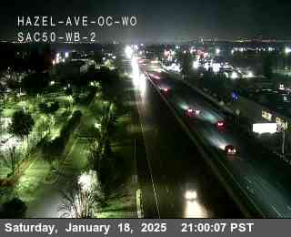 Traffic Camera Image from US-50 at Hwy 50 at Hazel Ave OC WO WB 2