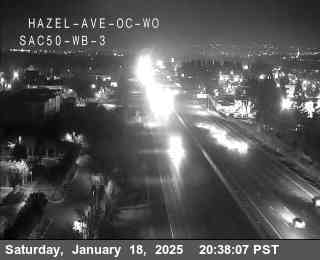 Traffic Camera Image from US-50 at Hwy 50 at Hazel Ave OC WO WB 3